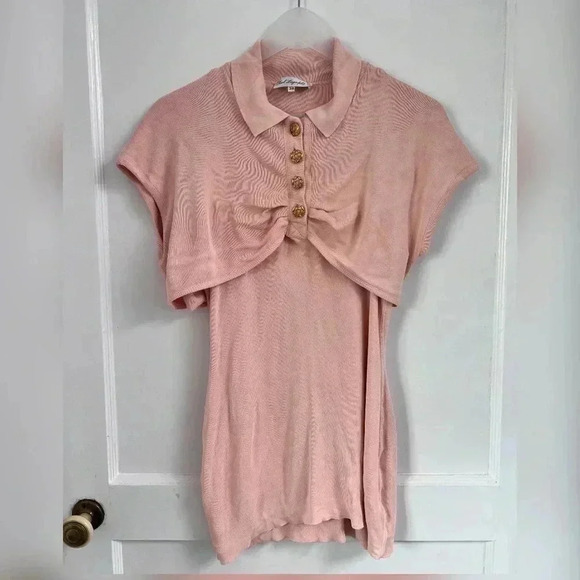 Vintage Karl Lagerfeld Pink Top/Dress - Picture 1 of 4